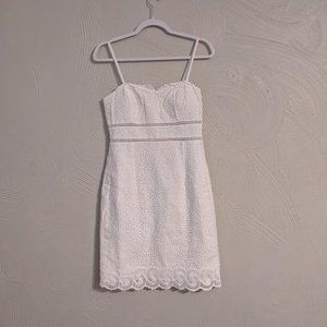 Lilly Pulitzer Spaghetti Strap White Dress